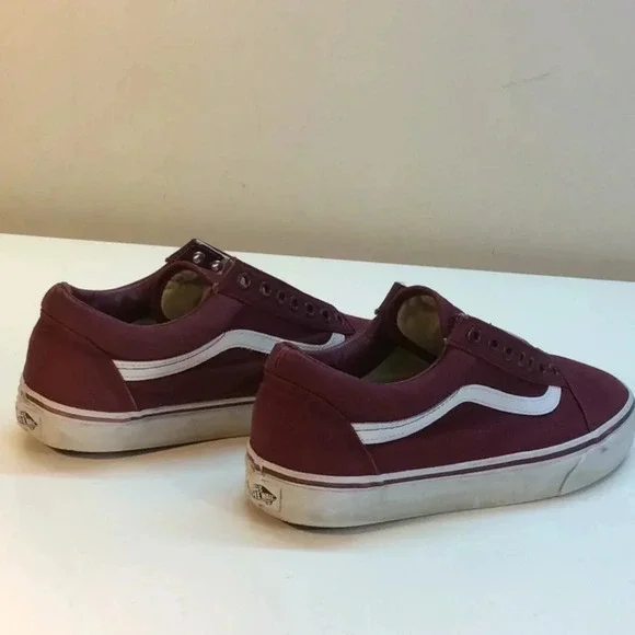 Vans Maroon Old Sokol Sneakers Size 9.5(M) & 11(W) - Picture 4 of 7